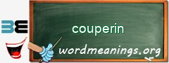 WordMeaning blackboard for couperin
